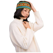Powder Fair Isle Headband  - Teal Mix