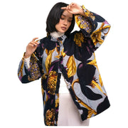 Powder Hellebore Velvet Jacket - Blue