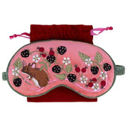 Powder Luxury Velvet Mouse Eye Mask - Pink