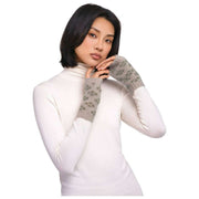 Powder Roxy Wrist Warmers - Cream/Moss