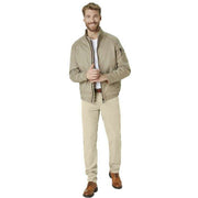 Redpoint Milton 5-Pocket Elasticated Waistband Modern Fit Jeans - Beige