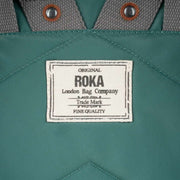 Roka Bantry B Large Sustainable Nylon Backpack - Sage Green