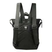 Roka Bantry B Small All Black Recycled Canvas Backpack - Ash Black