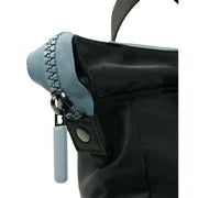 Roka Bantry B Small All Black Recycled Nylon Backpack - Black/Airforce Grey