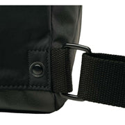 Roka Bantry B Small All Black Recycled Nylon Backpack - Black/Corn Yellow