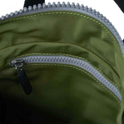 Roka Bantry B Small Black Label Recycled Nylon Backpack - Avocado Green