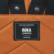 Roka Bantry B Small Black Label Recycled Nylon Backpack - Burnt Orange