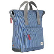 Roka Bantry B Small Hickory with Red Recycled Canvas Backpack - Red/Blue/White