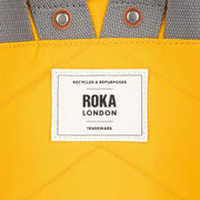 Roka Bantry B Small Recycled Nylon Backpack - Saffron Yellow