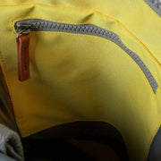 Roka Bantry B Small Sustainable Canvas Backpack - Custard Yellow