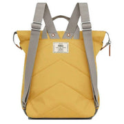 Roka Bantry B Small Sustainable Canvas Backpack - Flax Yellow