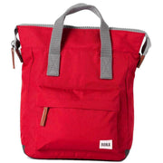 Roka Bantry B Small Sustainable Canvas Backpack - Mars Red