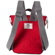 Roka Bantry B Small Sustainable Canvas Backpack - Mars Red