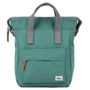 Roka Bantry B Small Sustainable Canvas Backpack - Sage Green