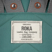 Roka Bantry B Small Sustainable Canvas Backpack - Sage Green