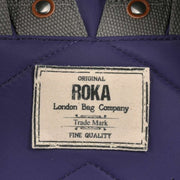 Roka Bantry B Small Sustainable Nylon Backpack - Mulberry Purple