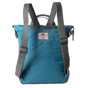 Roka Bantry B Small Sustainable Nylon Backpack - Petrol Blue
