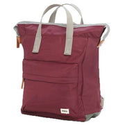 Roka Bantry B Small Sustainable Nylon Backpack - Plum Burgundy