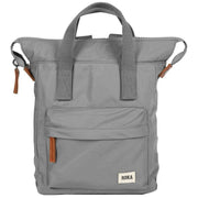 Roka Bantry B Small Sustainable Nylon Backpack - Stormy Grey