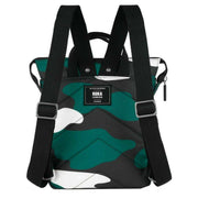 Roka Bantry B Small Urban Rose Camo Recycled Canvas Backpack - Green/White/Black