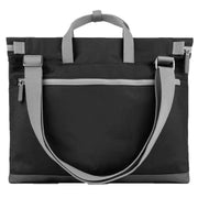 Roka Blackfriars M Large Recycled Nylon Messenger Bag - Black