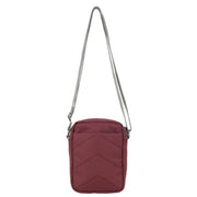 Roka Bond Recycled Canvas Crossbody Bag - Zinfandel Red