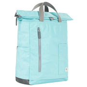 Roka Camden P Medium Recycled Nylon Backpack - Aquatic Awe Blue