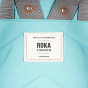 Roka Camden P Medium Recycled Nylon Backpack - Aquatic Awe Blue