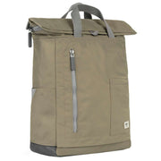 Roka Camden P Medium Recycled Nylon Backpack - Taupe Green