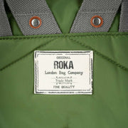 Roka Canfield B Large Sustainable Nylon Backpack - Avocado Green