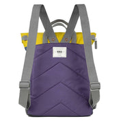 Roka Canfield B Medium Creative Waste Colour Block Recycled Nylon Backpack - Pink/Purple/Blue