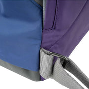 Roka Canfield B Medium Creative Waste Colour Block Recycled Nylon Backpack - Pink/Purple/Blue