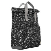 Roka Canfield B Medium Drizzle Recycled Canvas Backpack - Ash Black