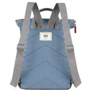 Roka Canfield B Medium Hickory with Red Recycled Canvas Backpack - Red/Blue/White
