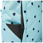 Roka Canfield B Medium Recycled Canvas Backpack - Blue/Blue Hearts