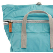 Roka Canfield B Medium Sustainable Nylon Backpack - Petrol Blue