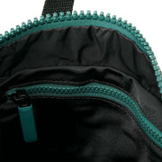 Roka Canfield B Small All Black Recycled Nylon Backpack - Black/Teal