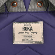 Roka Canfield B Small Sustainable Nylon Backpack - Mulberry Purple