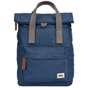 Roka Canfield B Small Sustainable Nylon Backpack - Pacific Blue
