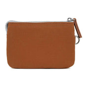 Roka Carnaby Small Recycled Canvas Wallet - Bran Brown