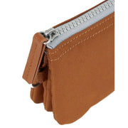 Roka Carnaby Small Recycled Canvas Wallet - Bran Brown