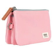Roka Carnaby Small Recycled Canvas Wallet - Rose Pink