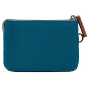 Roka Carnaby Small Recycled Canvas Wallet - Sapphire Blue