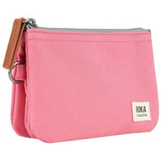 Roka Carnaby Small Recycled Canvas Wallet - Tulip Pink