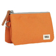 Roka Carnaby Small Sustainable Canvas Wallet - Atomic Orange