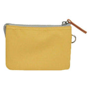 Roka Carnaby Small Sustainable Canvas Wallet - Flax Yellow