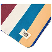 Roka Carnaby XL Recycled Canvas Crossbody Bag - Wide Stripe Multi-colour