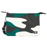 Roka Carnaby XL Urban Rose Camo Recycled Canvas Crossbody Bag - Green/White/Black