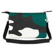 Roka Carnaby XL Urban Rose Camo Recycled Canvas Crossbody Bag - Green/White/Black