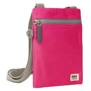 Roka Chelsea Sustainable Nylon Pocket Sling Bag - Sparkling Cosmo Pink